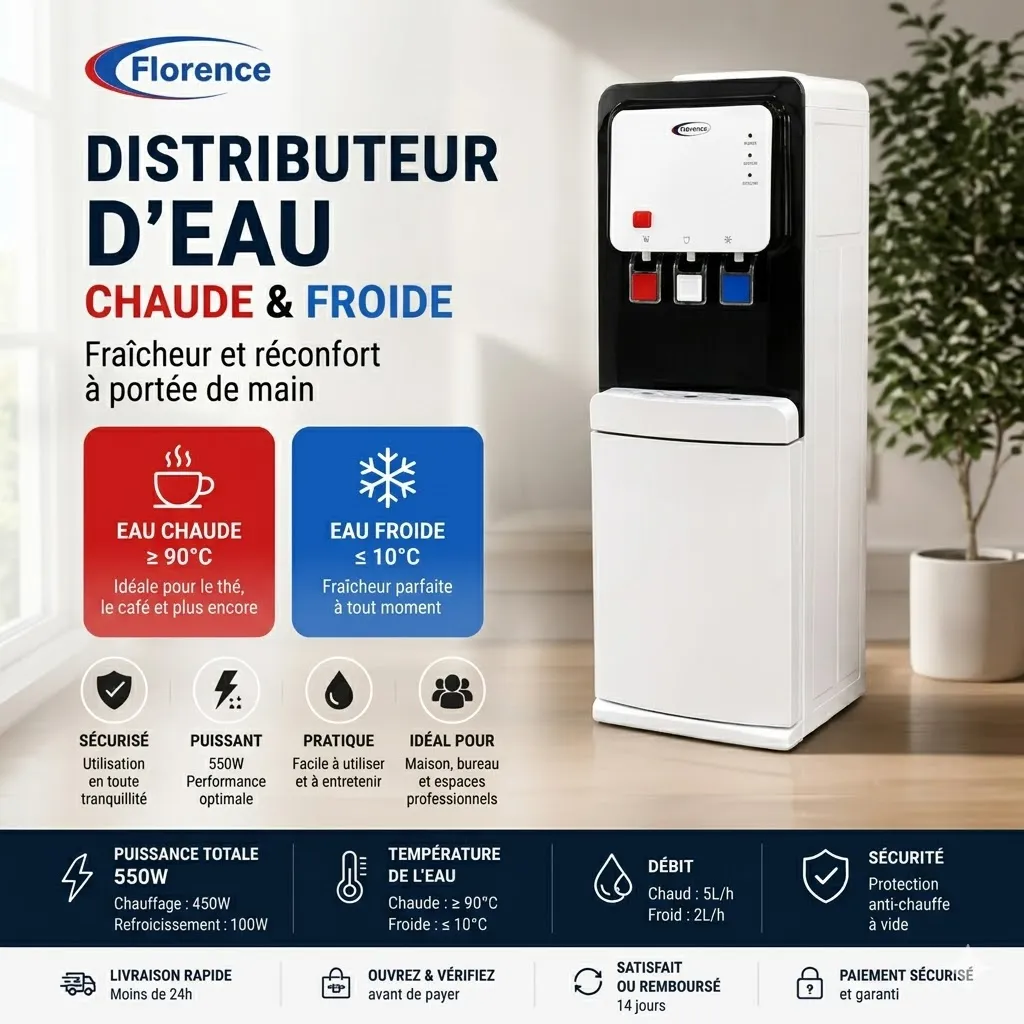 Distributeur d'Eau Florence - 550W - Blanc.jfif2.webp