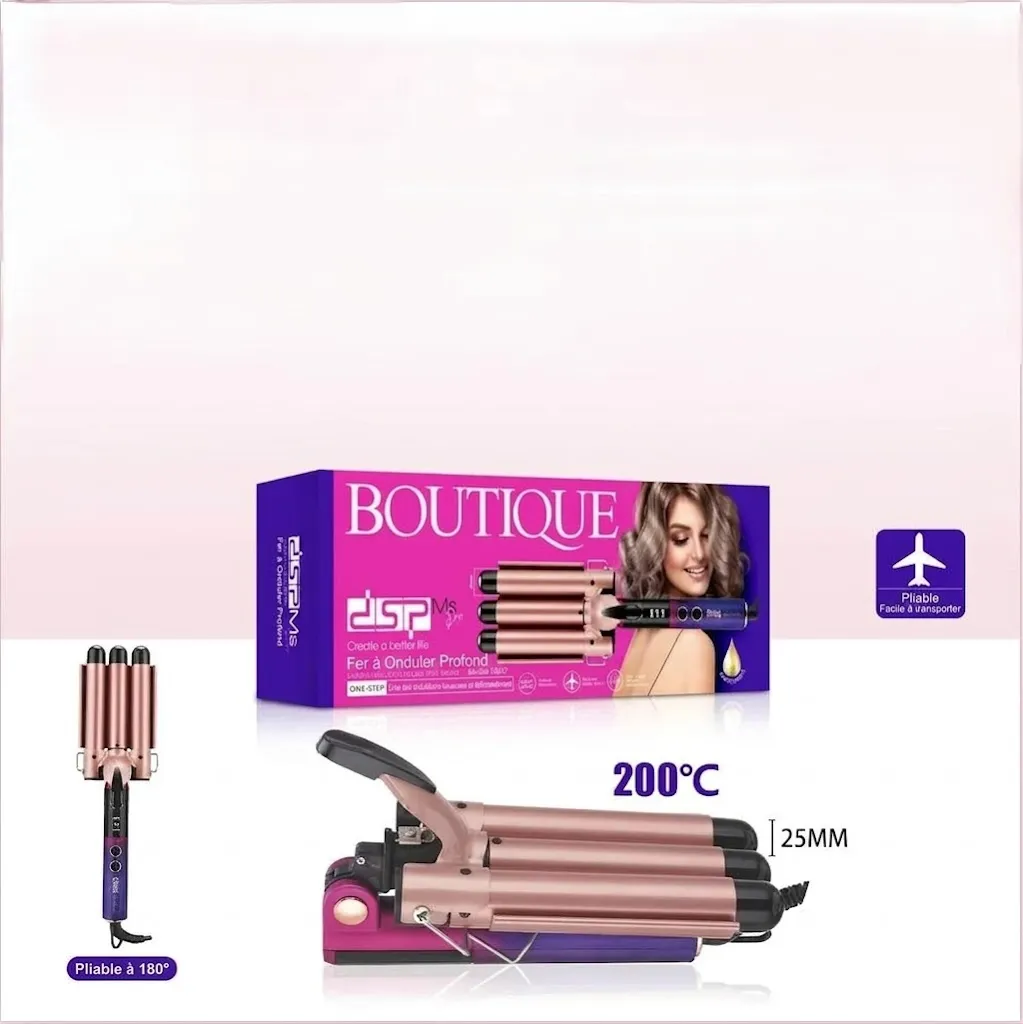 Fer à Boucler Pliable Wavy DSP- 100W- 25mm2.webp
