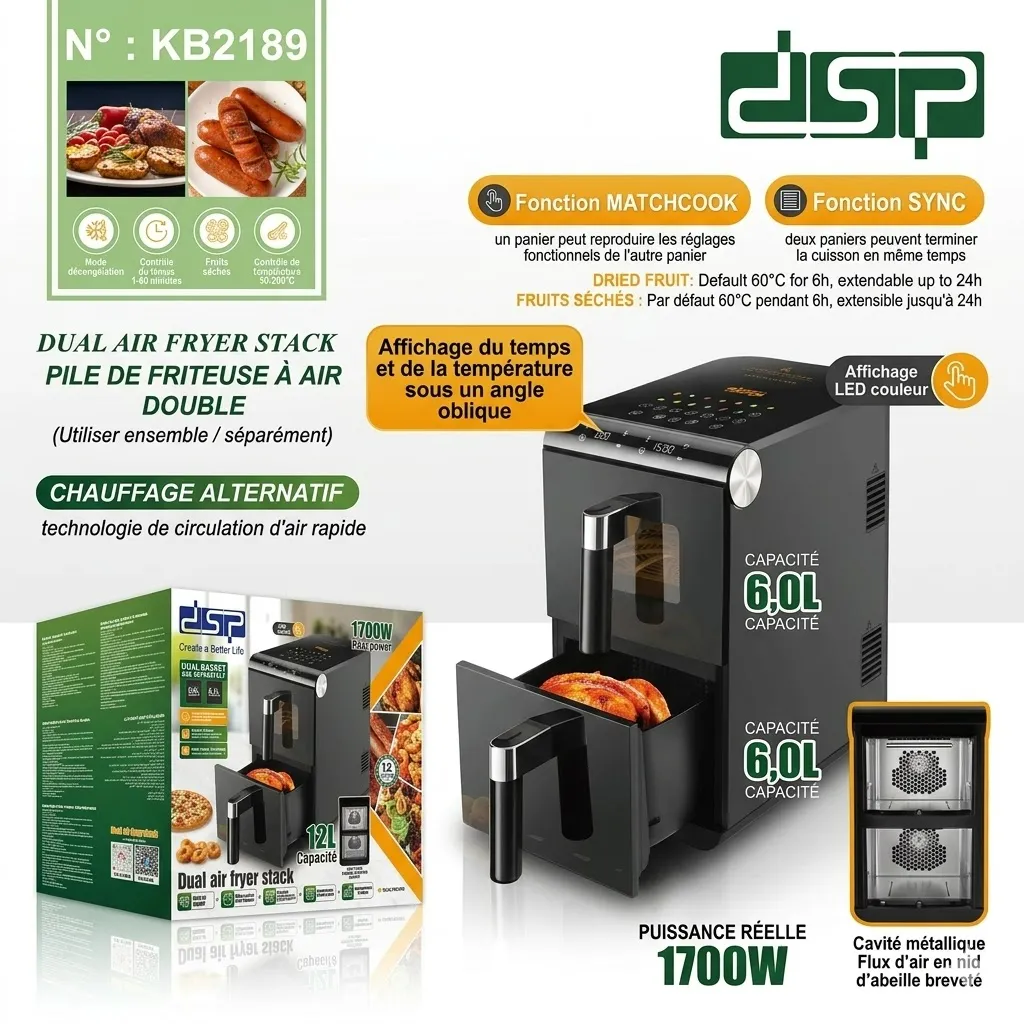Air Fryer Hot-Seller Pro DSP 1700W.webp