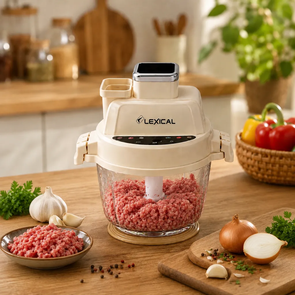 Hachoir à Viande Lexical 3L - 600W - Beige1.webp