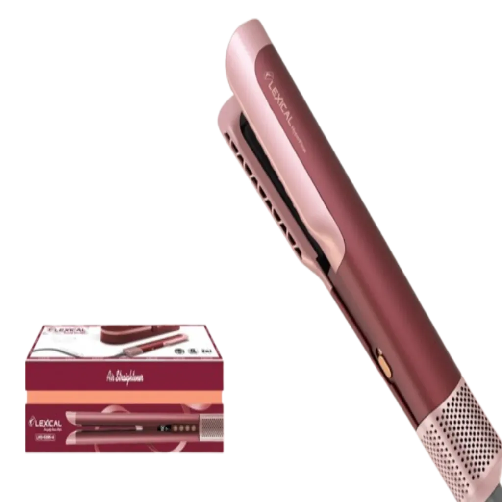 Lisseur à Air Chaud 2en1 Lexical- 1300 W- Rouge5.webp