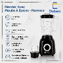 Blender Avec Moulin A Epices 1,5L -Florence - 1000W- Noir2.webp