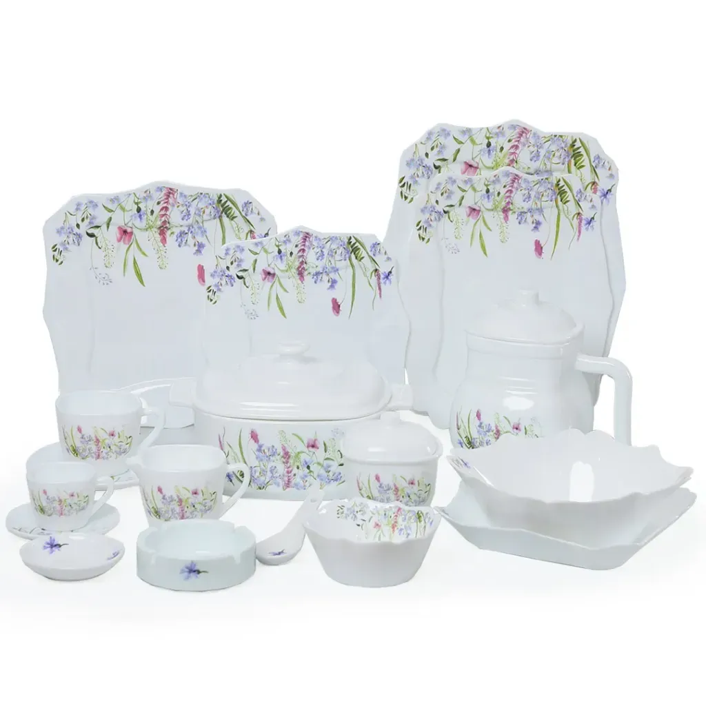 [ARC72-7521] Service A Table en Verre Opale- 72 Pièces- Florence- M3.webp