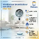 Ventilateur Brumisateur Sur Pied- 8 Vitesses - 40W (2).webp