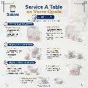 Service A Table en Verre Opale- 72 Pièces- Florence- M6.webp