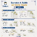Service A Table en Verre Opale- 72 Pièces- Florence- M4.webp