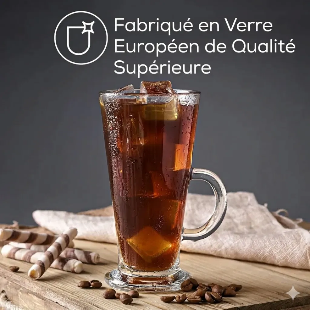 Lot De 6 Mugs En Verre Azur Glass- 310 ml.webp