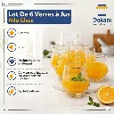 Lot De 6 Verres A Jus 25 cl- Nile Glass.webp