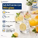 Lot De 6 Verres A Jus Nile Glass - 320 ml.webp