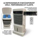 Rafraîchisseur d’Air Mobile ORCA - 25L -80W- Gris (3).webp