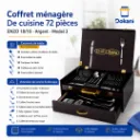 Coffret Ménagère De Cuisine 72 Pièces ENZO 1810- Argent- Model 3.webp