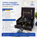Coffret Ménagère De Cuisine 72 Pièces-ENZO 1810- Model 1.webp