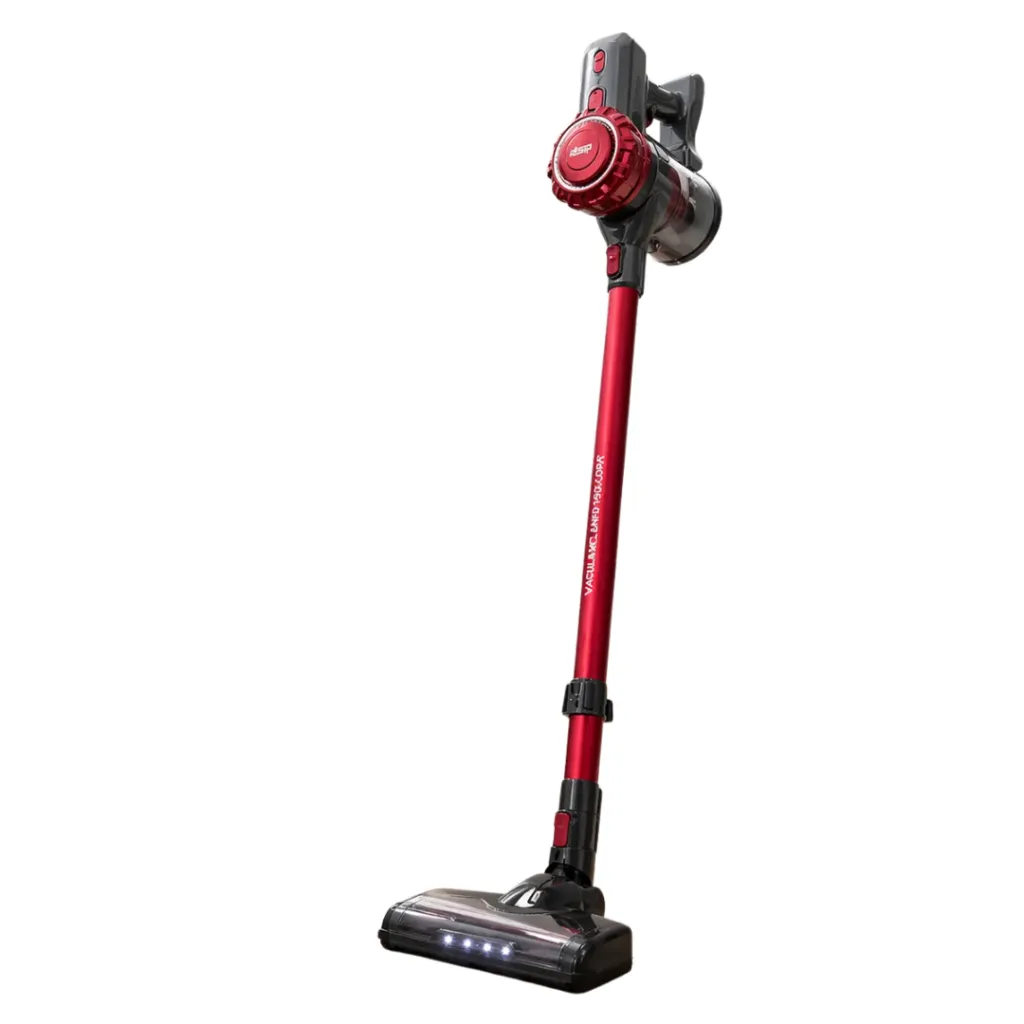 Aspirateur Sans Fil DSP – 150W – Rouge (4).webp