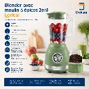 Blender avec Moulin à épices 2en1 Lexical- 500W 1,6L- Vert.webp
