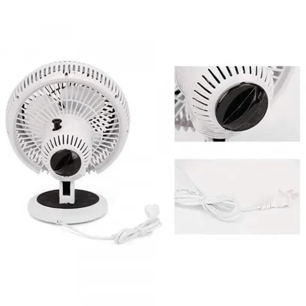 Ventilateur de Table SL-206A 25W BlancVV.webp