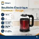 Bouilloire Électrique Florence 2L 1500W- Rouge.webp