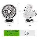 Ventilateur de Table SL-206A 25W- Blanc.webp
