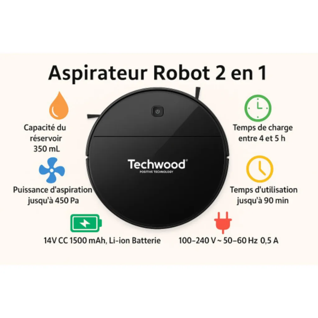 Aspirateur Robot Techwood 2 en 1- 350 ml (2).webp
