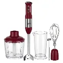 [PE-066R] Mixeur Plongeant 5en1 Prova 400W - Rouge.webp