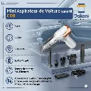 Mini Aspirateur de Voiture sans fil C08 - Blanc.webp