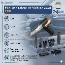 Mini Aspirateur de Voiture sans fil C08 - Noir.webp