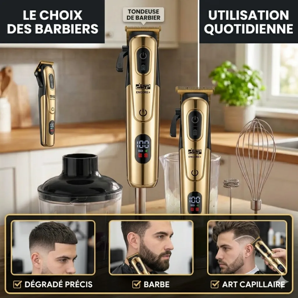 Tondeuse Cheveux Professionnelle DSP - 7500RPM - 5W (2).webp