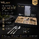 Coffret Ménagère 24 Pièces En Acier Inoxydable.webp