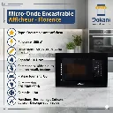 Micro-Onde Encastrable Avec Afficheur- Florence 800W 20L- Noir.webp