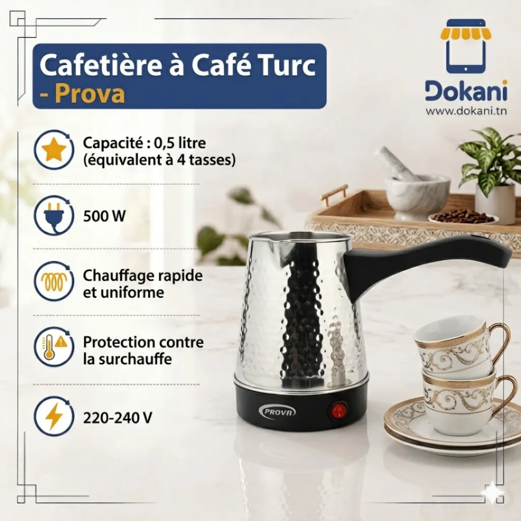 Cafetière à Café Turc Prova 0,5L.webp