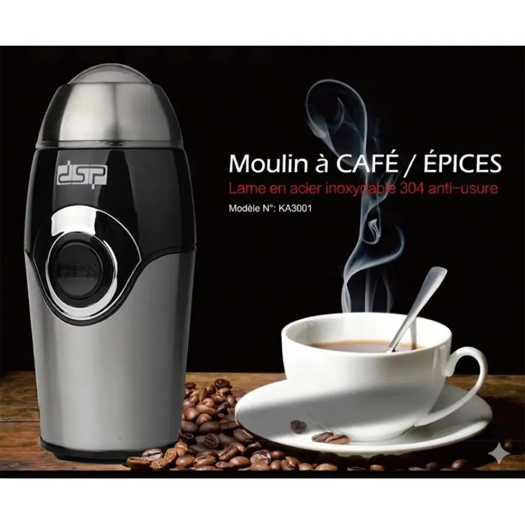 Moulin A Café Electrique DSP – 200W- Noir (3).webp