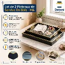 Lot de 2 Plateaux de Service En Bois - M4.webp