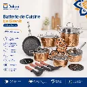 Batterie de Cuisine En Granit 20 Pièces Golden House - Effet Cuivre.webp