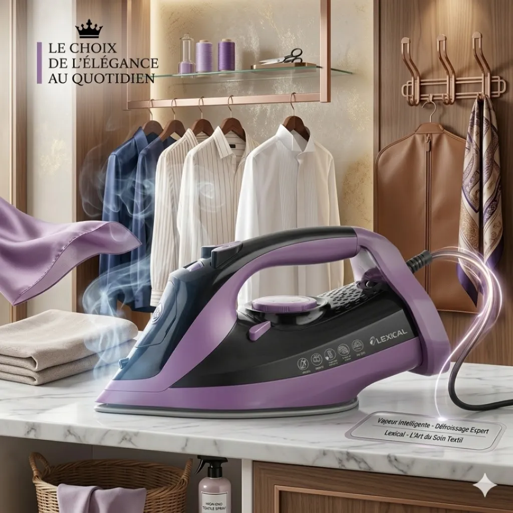 Fer A Repasser Lexical 2200W Semelle en céramique - Violet.webp