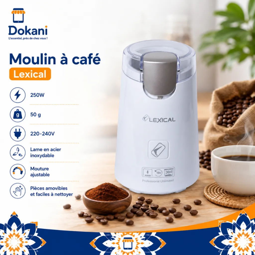 Moulin A Café Lexical 250W Blanc.webp