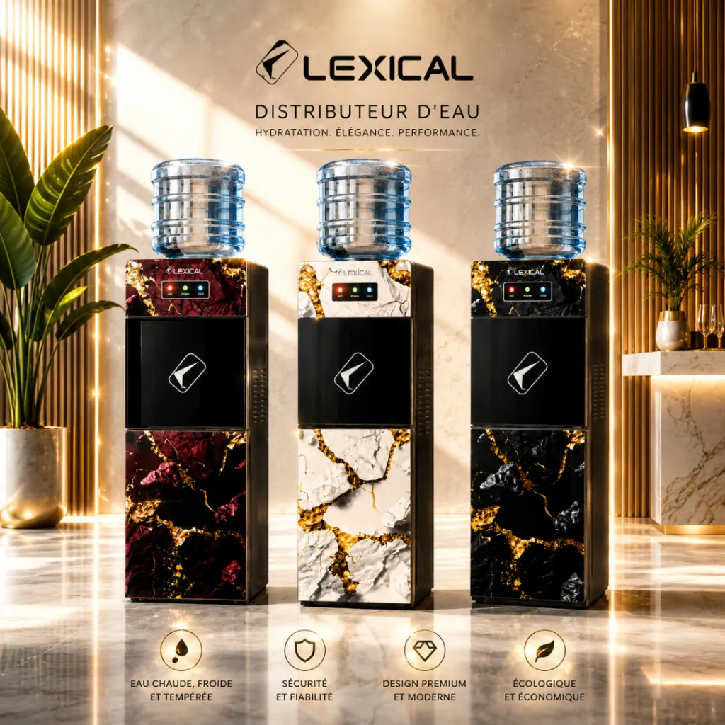 Distributeur d'Eau Lexical Avec Réfrigérateur -670 W- LWD-6080.webp