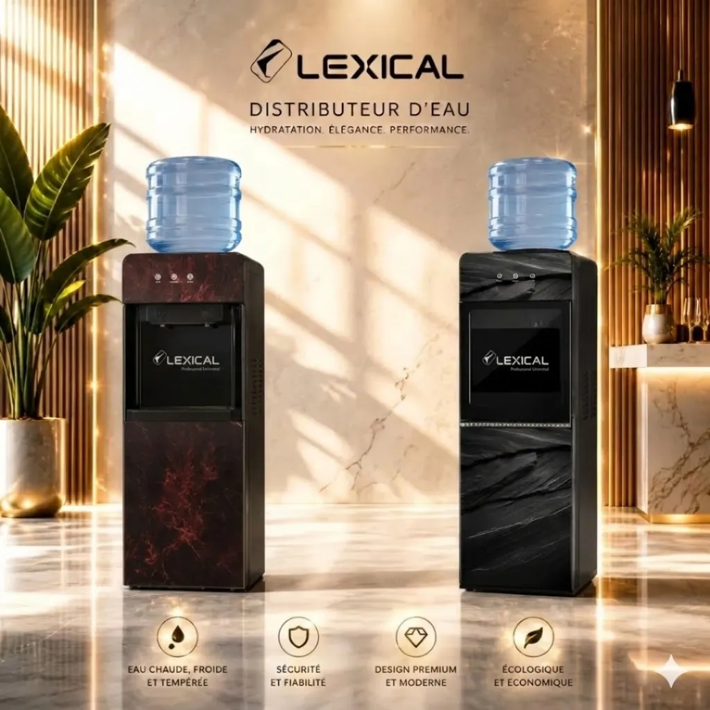 Distributeur d'Eau Avec Réfrigérateur Lexical LWD-6070.webp