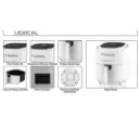 AirFryer Sans Huile 1200W 4L Lexical LAF-3011-1  - Blanc (2).webp