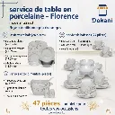 Service De Table 47 Pièces en Porcelaine Florence - G2228.webp