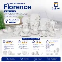 Service De Table 72 Pièces en Porcelaine Florence - Carré - GS1168.webp