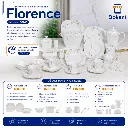 Service De Table 72 Pièces en Porcelaine Florence - Carré - G2246.webp