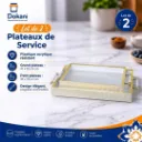 Lot de 2 Plateaux de Service En Plastique  M3 (2).webp