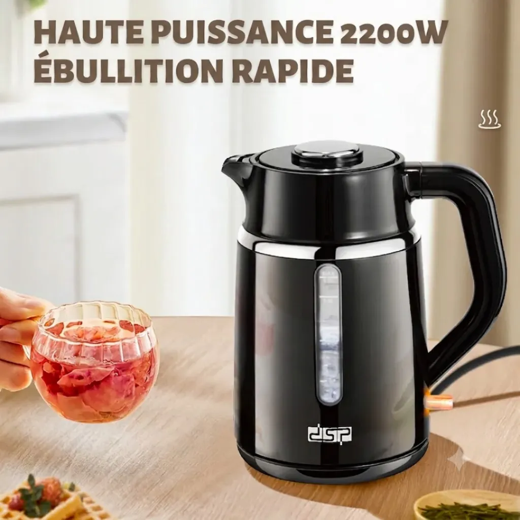 Bouilloire Électrique Avec Indicateur LED DSP 1,7L 2200W (2).webp