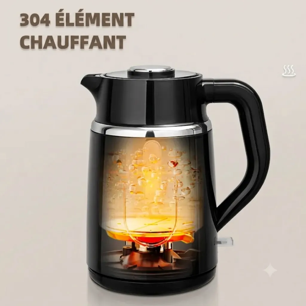 Bouilloire Électrique Avec Indicateur LED DSP 1,7L 2200W (4).webp