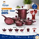 Batterie De Cuisine Sizar 16 Pièces Granite Rouge (2).webp