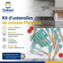 Ensemble D’ustensiles De Cuisine En Silicone 19 Pièces Vert (2).webp