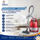 Decakila Aspirateur 2 en 1 - 1800W- 5L.webp