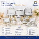 Service De Table 72 Pièces en Porcelaine Florence M4 — Carré.webp