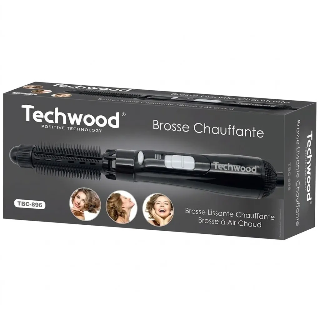 Brosse chauffante Techwood 800w noir – TBC-896 (2).webp