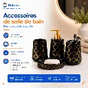 Ensemble Accessoires de Salle de Bain Céramique — Noir (3).webp