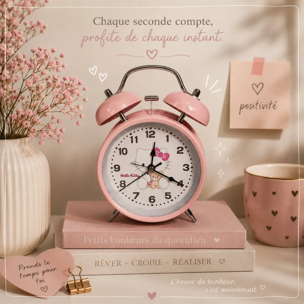 Horloge Réveil Hello Kitty - M1.webp